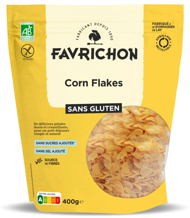 Fulgi de porumb BIO fara gluten Favrichon [1]