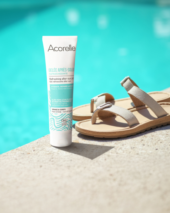 Gel BIO racoritor, dupa expunere la soare, fata si corp, cu aloe vera si menta Acorelle [4]