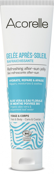 Gel BIO racoritor, dupa expunere la soare, fata si corp, cu aloe vera si menta Acorelle [1]