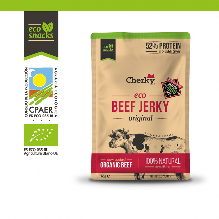 Gustare BIO din carne de vita(52% proteine) Cherky [4]