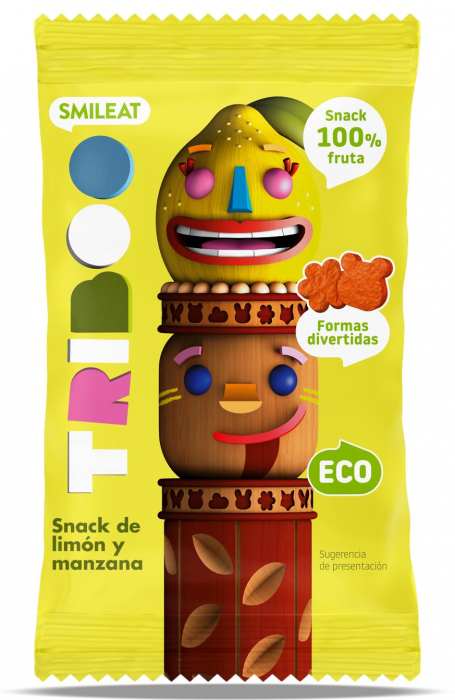 Gustare(snack) BIO din lamai si mere Triboo Smileat [4]
