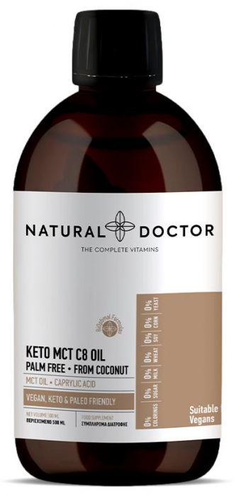 KETO MCT C8 OIL activarea procesului de ardere a grasimilor Natural Doctor