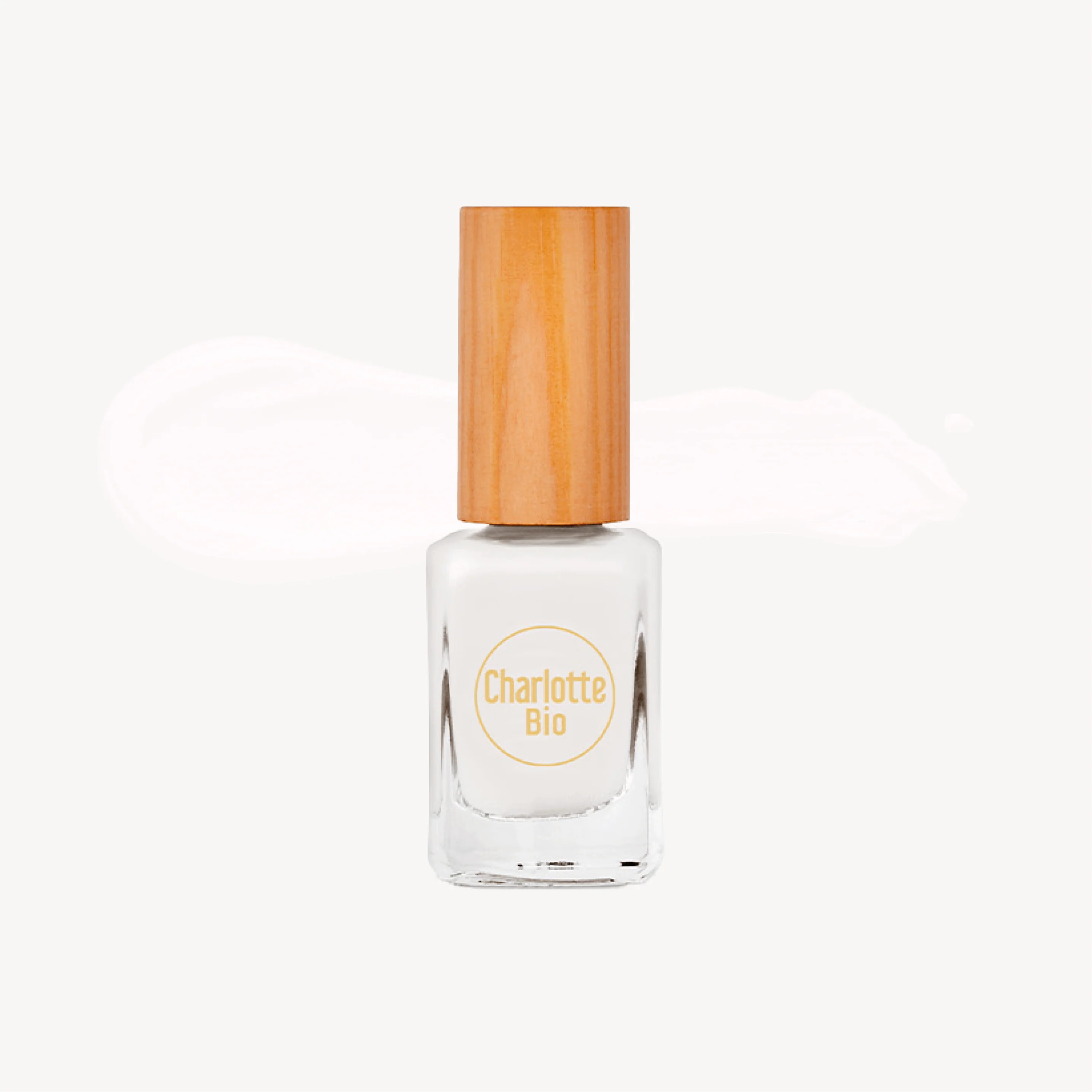 Lac VEGAN unghii, acoperire perfecta si de lunga durata Blanc Charlotte Bio [3]