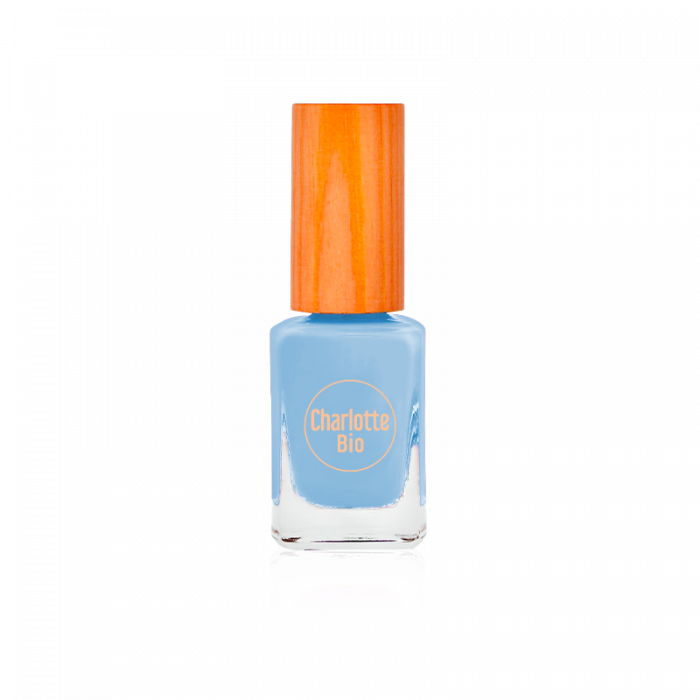 Lac VEGAN unghii, acoperire perfecta si de lunga durata Bleu Pastel Charlotte Bio [3]