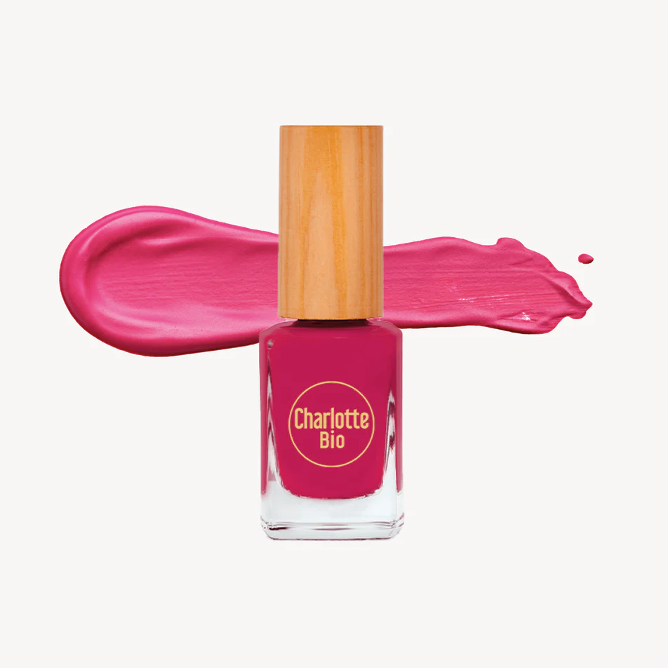 Lac VEGAN unghii, acoperire perfecta si de lunga durata Rose Framboise Charlotte Bio [2]