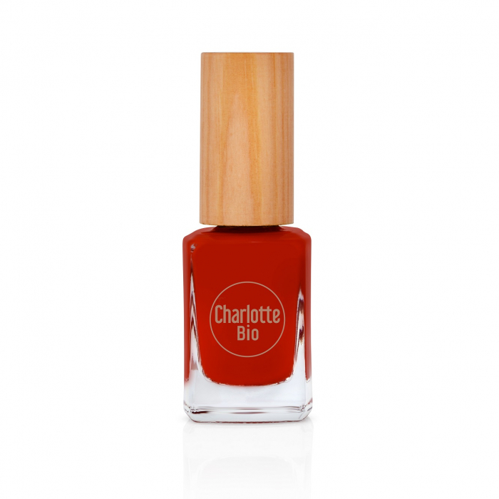 Lac VEGAN unghii, acoperire perfecta si de lunga durata Rouge Parfait Charlotte Bio [4]