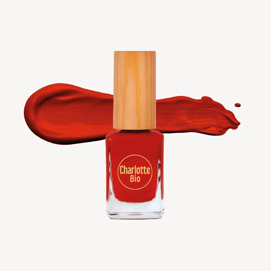 Lac VEGAN unghii, acoperire perfecta si de lunga durata Rouge Parfait Charlotte Bio [2]