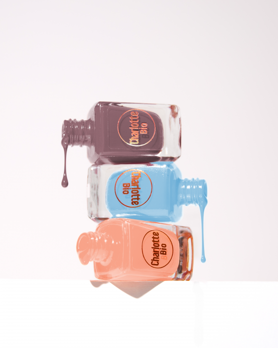 Lac VEGAN unghii, acoperire perfecta si de lunga durata Taupe  Charlotte Bio [2]