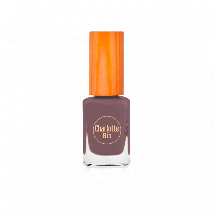 Lac VEGAN unghii, acoperire perfecta si de lunga durata Taupe  Charlotte Bio [3]