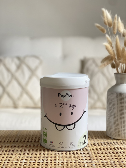 Lapte praf BIO continuare(Etapa 2), 6-12 luni(gramaj mare) Popote [4]