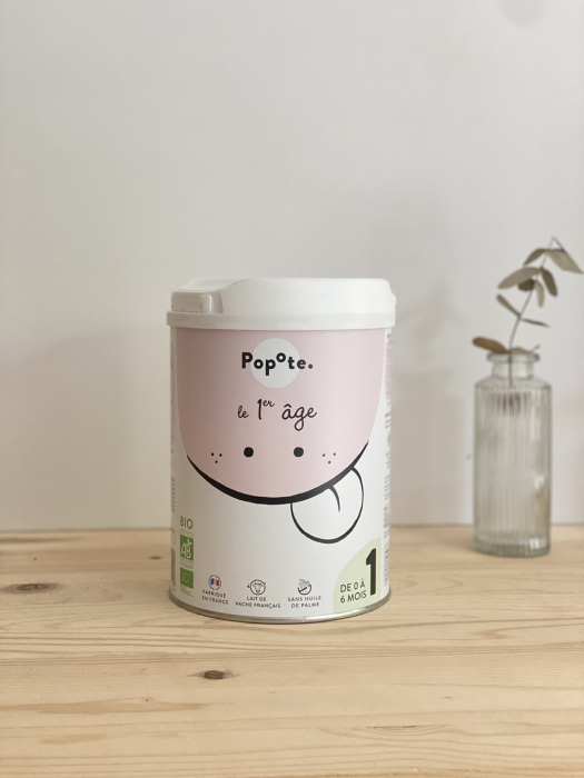 Lapte praf BIO pentru sugari(Etapa 1), 0-6 luni(gramaj mare) Popote [4]
