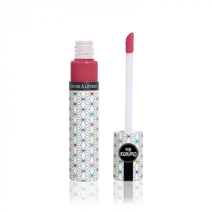 Luciu BIO buze Rose Dolce Vita, cu ulei ricin, ceara candelilla si extract magnolie Charlotte Bio [4]