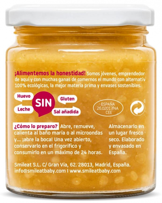 Mancare BIO din linte si quinoa, +10 luni Smileat [2]