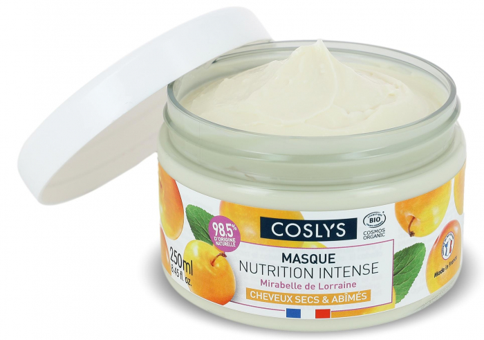 Masca BIO hranire intensa si ingrijire par uscat si deteriorat, cu ulei de prune mirabelle Coslys [2]