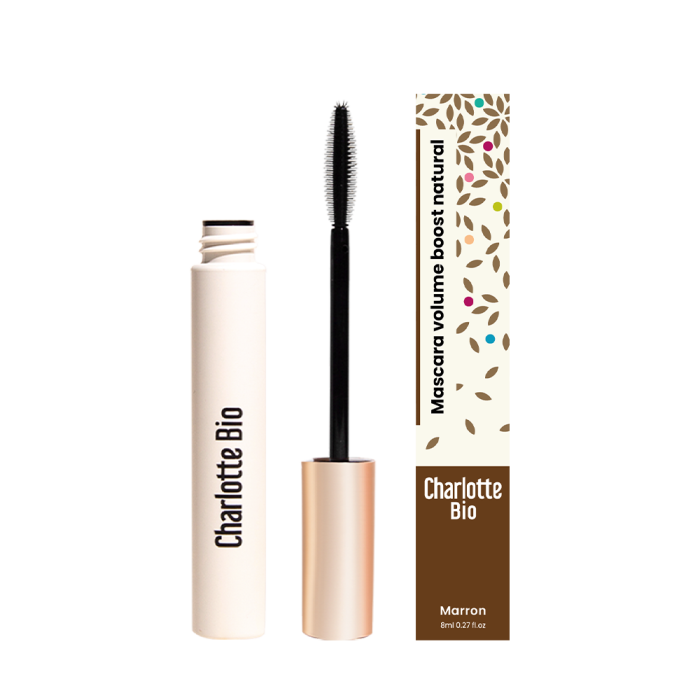 Mascara BIO Maro volum si alungire, apa flori trandafir, ulei ricin si ceara vegetala Charlotte Bio [4]