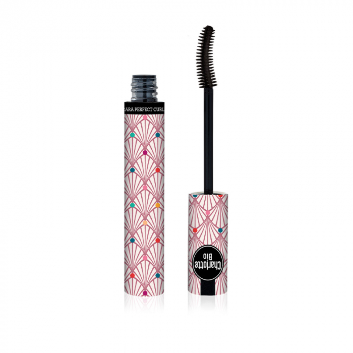 Mascara BIO Negru gene ondulate, cu mix uleiuri, extract orz si ceara carnauba Charlotte Bio [6]