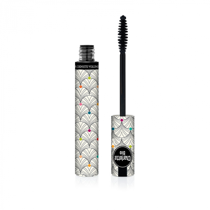 Mascara BIO Negru volum si densitate, cu mix uleiuri, extract orz si ceara carnauba Charlotte Bio [5]