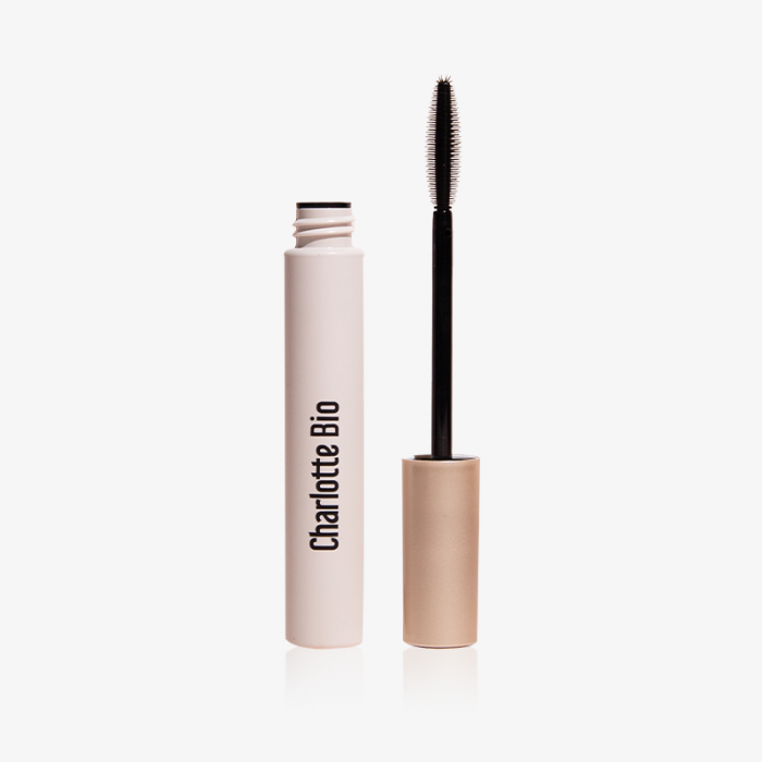Mascara BIO Negru volum si alungire, cu apa trandafir, ulei ricin si ceara vegetala Charlotte Bio [5]