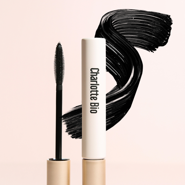 Mascara BIO Negru volum si alungire, cu apa trandafir, ulei ricin si ceara vegetala Charlotte Bio [6]