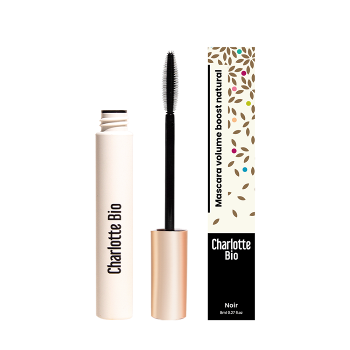 Mascara BIO Negru volum si alungire, cu apa trandafir, ulei ricin si ceara vegetala Charlotte Bio [8]
