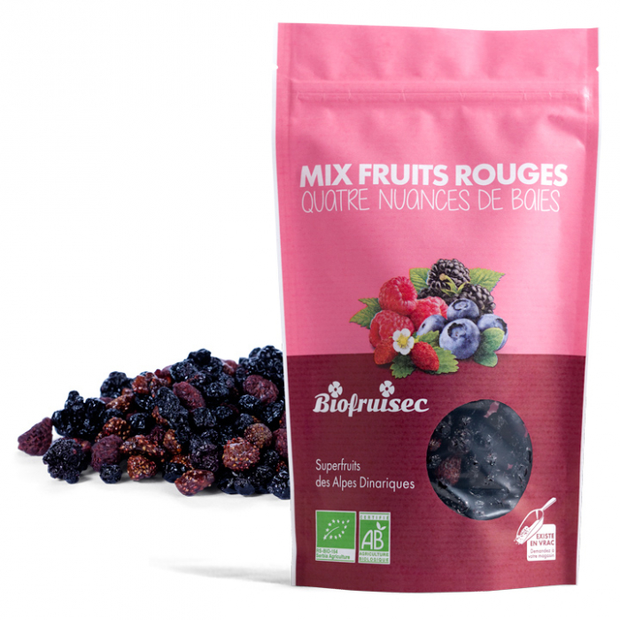 Mix fructe de padure BIO fara zahar, din Alpii Dinarici Biofruisec [3]
