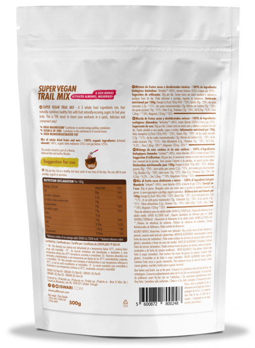 Mix Trail Super Vegan BIO(pre efort) migdale activate, dude si goji Iswari [3]