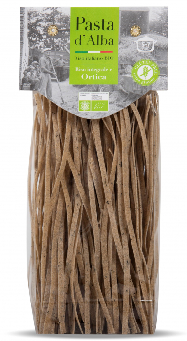 Paste tagliatelle BIO fara gluten, din orez integral si urzica Pasta d'Alba [1]