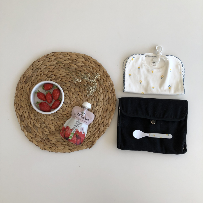 Piure BIO cu 70% capsuni, +4/6 luni Popote [3]
