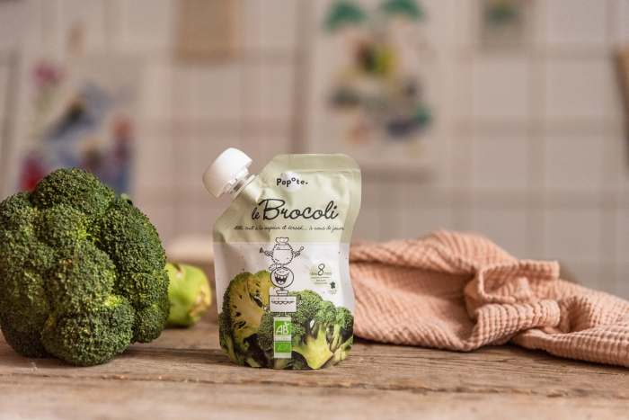 Piure BIO cu 75% broccoli, +4/6 luni Popote [3]