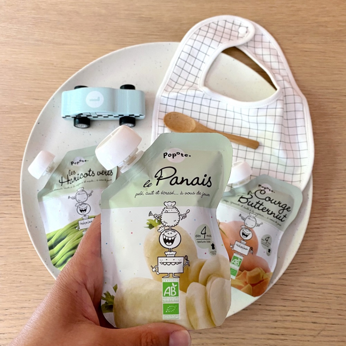 Piure BIO cu 78% pastarnac, +4/6 luni Popote [3]
