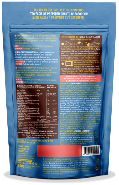 Prajitura BIO cu ciocolata si extra proteine Iswari [2]