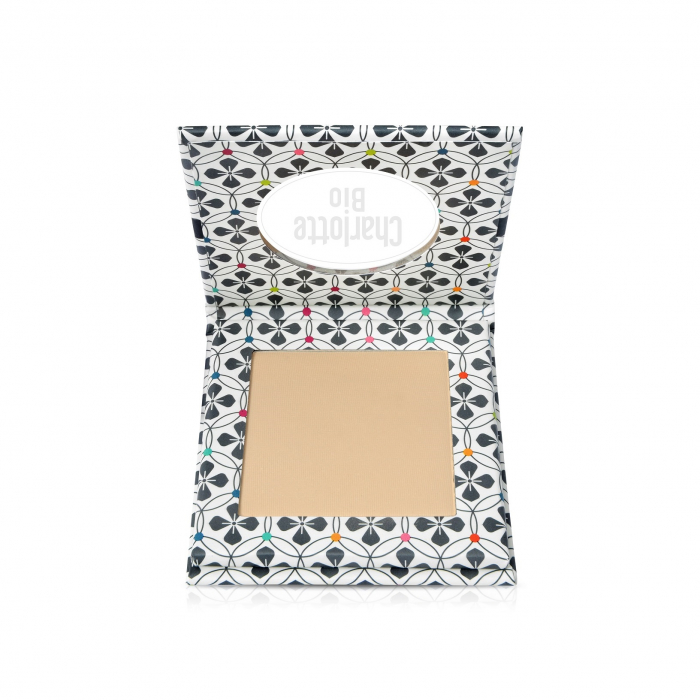 Pudra BIO ten compacta Nude, cu ulei jojoba, unt shea si ulei avocado Charlotte Bio [3]