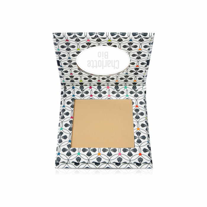 Pudra BIO ten compacta Sandy, cu ulei jojoba, unt shea si ulei avocado Charlotte Bio [2]