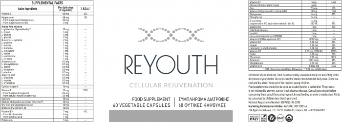 REYOUTH rejuvenare celulara si incetinirea procesului de imbatranire Natural Doctor [3]