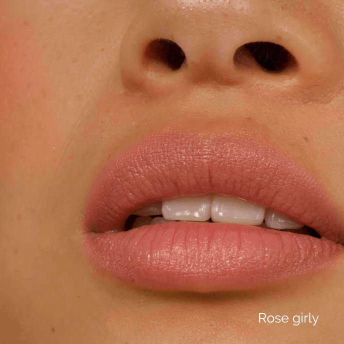 Ruj BIO mat Rose Girly, cu extract samburi caise si ulei jojoba Charlotte Bio [2]
