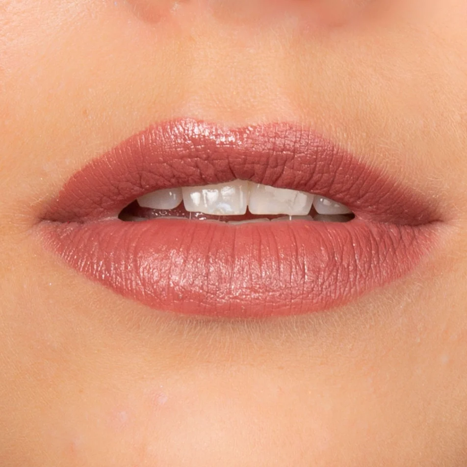 Ruj BIO mat Rouge Rose, cu unt shea, ulei ricin si unt jojoba Charlotte Bio [4]