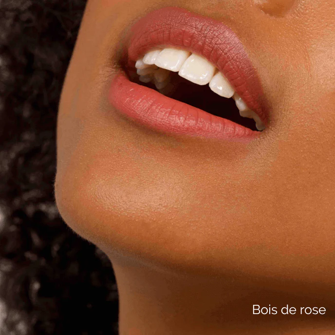 Ruj BIO stralucitor Bois de Rose, cu extract samburi caise si ulei jojoba Charlotte Bio [2]
