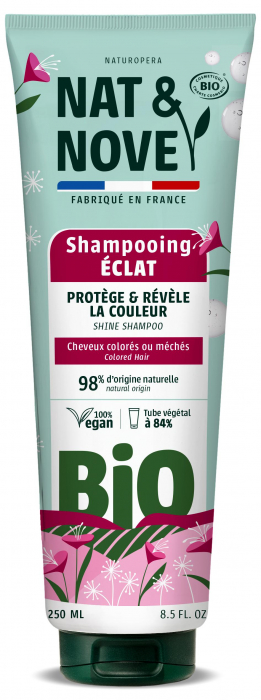 Sampon BIO protector pentru par vopsit, cu extract de smochine Nat&Nove [1]