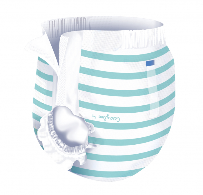 Scutece chilotel ECO hipoalergenice 8-15kg, marimea 4 Carryboo [2]