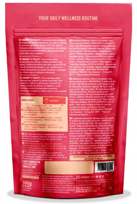 Smoothie Booster BIO imunitate si vitalitate Iswari [2]