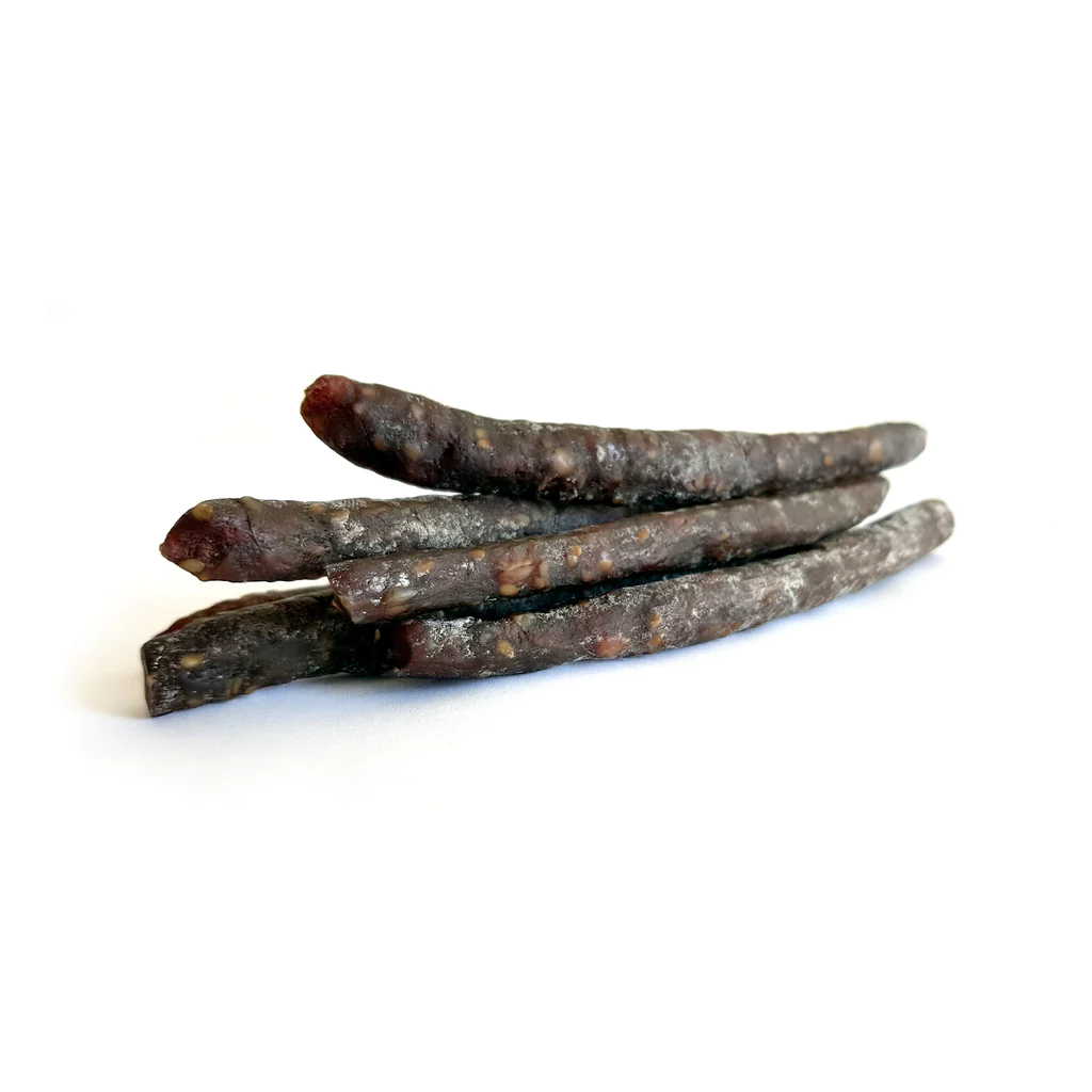 Sticksuri BIO din carne de vita cu usturoi negru si ciuperci shiitake(43% proteine) Cherky [2]