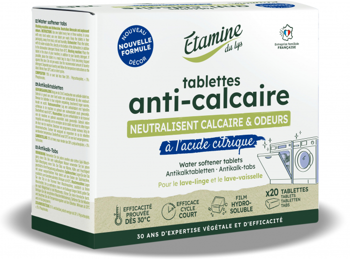 Tablete anticalcar masina de spalat rufe si vase, fara parfum Etamine [2]