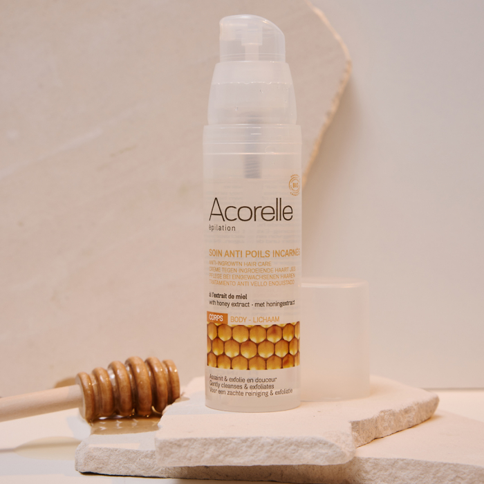 Tratament BIO impotriva firelor de par crescute sub piele, cu extract de miere Acorelle [4]
