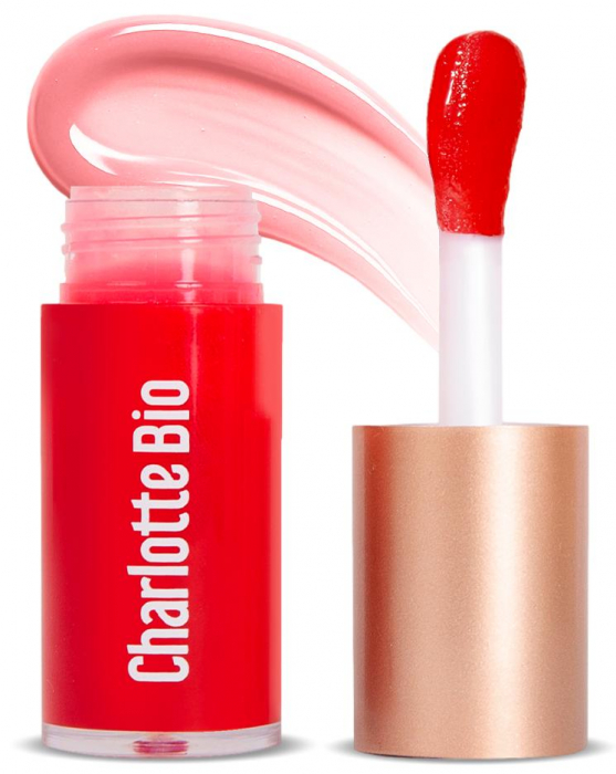 Ulei BIO buze Crush Red, cu ulei de ricin, ulei de argan si ulei de caise Charlotte Bio [1]