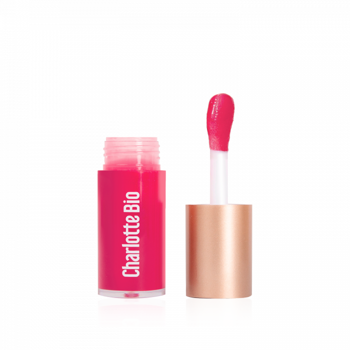 Ulei BIO buze Raspberry Silk, cu ulei de ricin, ulei de argan si ulei de caise Charlotte Bio [4]