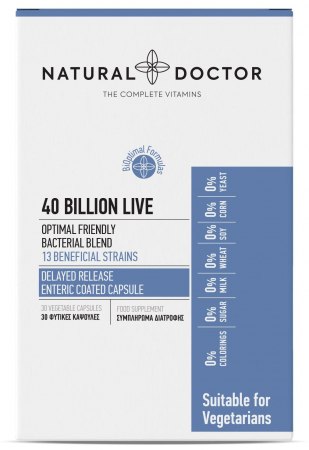 Suplimente alimentare - 40 BILLION LIVE mentinerea sanatatii gastrointestinale Natural Doctor