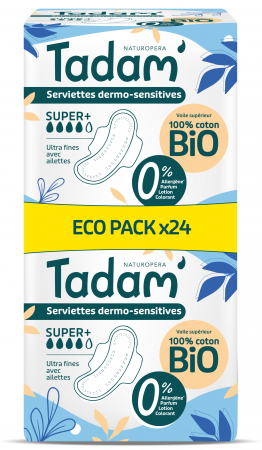 Absorbante - Absorbante BIO hipoalergenice Ultra Super+(2pachete) Tadam