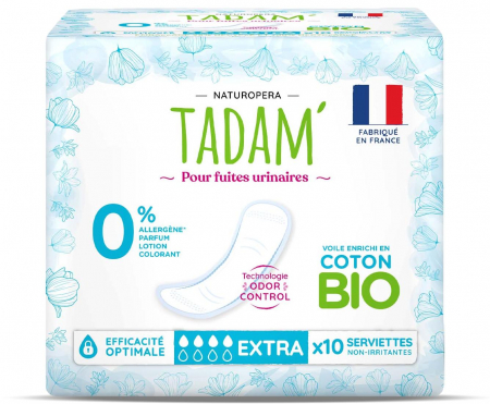 Absorbante - Absorbante BIO pentru scurgeri si incontinenta urinara usoara EXTRA Tadam