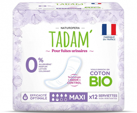 Absorbante - Absorbante BIO pentru scurgeri si incontinenta urinara usoara MAXI Tadam
