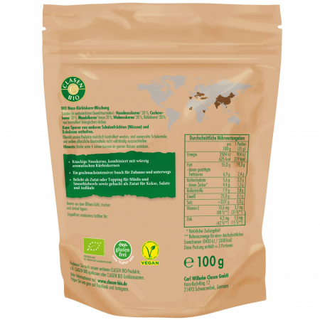 Amestec BIO din alune, caju, migdale si nuci Clasen Bio [1]